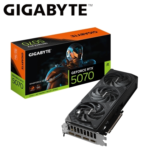 抗漲搭機價!!!技嘉 N5070WF3OC-12GD RTX 5070 WINDFORCE OC SFF 12G(2542 MHz/12G DDR7/28.2cm/三風扇/註四年)